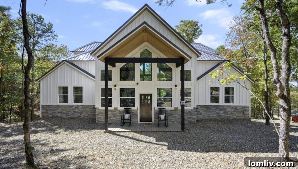 Modern exterior of a home in Woodland Hills