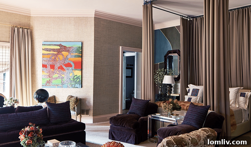 Unlocking Kips Bay 2023 Two Creative Visions from the Show House 5 An elegant bedroom suite designed by Kirsten Kelli for the 2020 Kips Bay Decorator Show House, showcasing refined textures and harmonious colors.