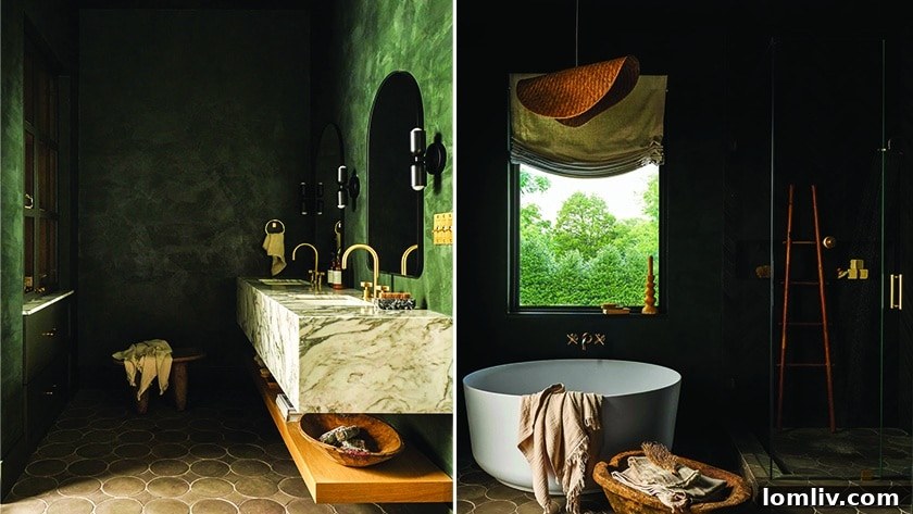 Unlocking Kips Bay 2023 Two Creative Visions from the Show House 6 An Urbanology-designed luxurious bath in Midway Hollow, featuring a harmonious blend of modern and traditional elements and high-end finishes.