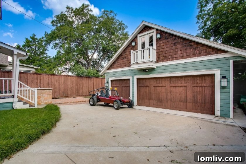 The Winnetka Heights American Four-Square home at twilight, radiating warmth, elegance, and a rich sense of history