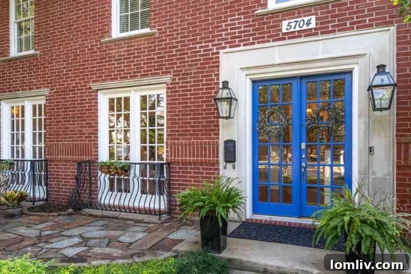 The M-Streets Georgian on Morningside Ave: More Than Just a Home, It's the Neighborhood's Pulse 3 The Inviting Frontage of a Morningside Avenue Home in M-Streets
