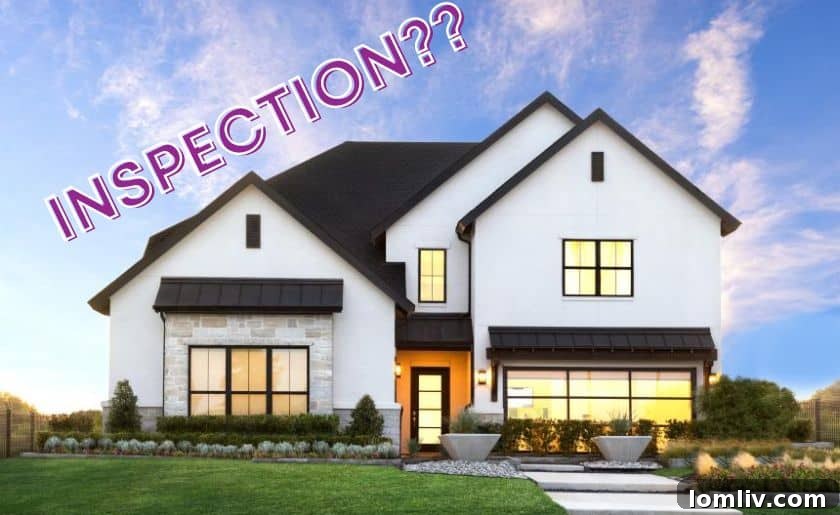 The Truth About New Homes: Why Inspections Are Crucial 2 New home under construction with a clear blue sky, emphasizing the need for comprehensive inspection.