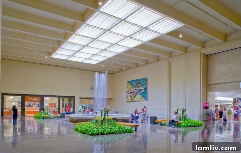 Interior view of a modern building designed by E.G. Hamilton