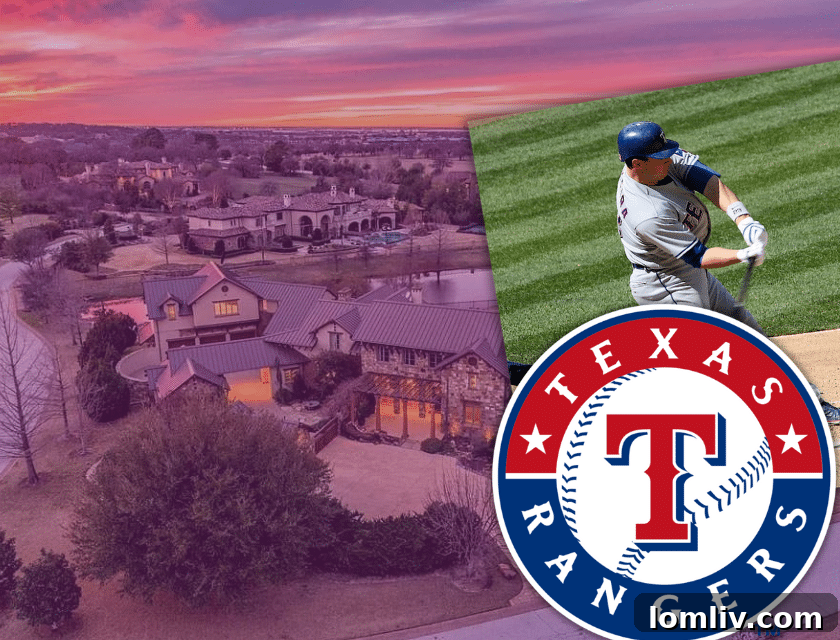 Rangers World Series: Dallas Celebrates, Real Estate Profits 3 An aerial shot highlighting a luxurious, expansive residential area, typical of Dallas's affluent neighborhoods where professional athletes often reside.