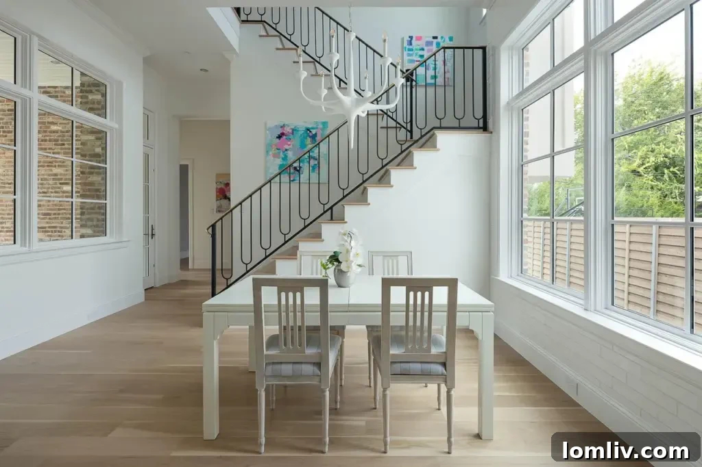 Inviting seating area bathed in natural light, showcasing the home's meticulous design.