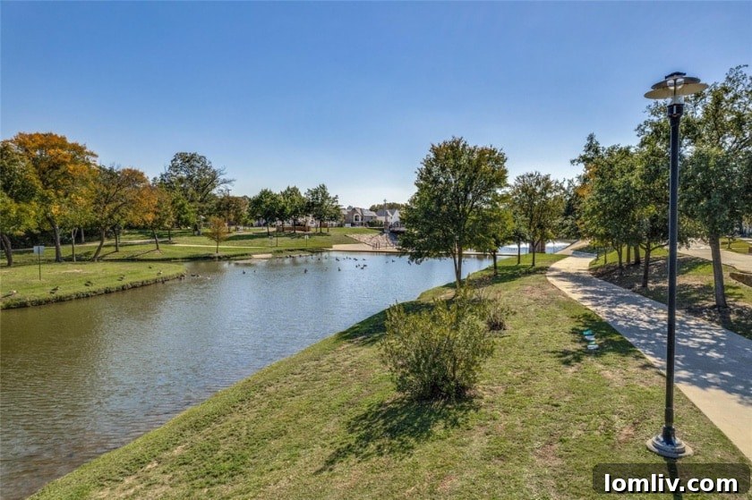 Scenic View of Delaware Creek in Irving, Ideal for Nature Walks