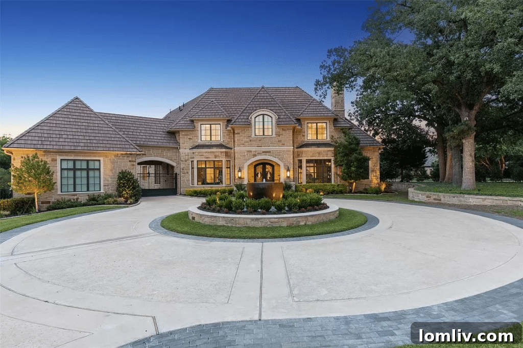Feast-Ready Spaces: Open Houses Boasting Proper Dining Rooms 4 The grand entrance of the Westlake home