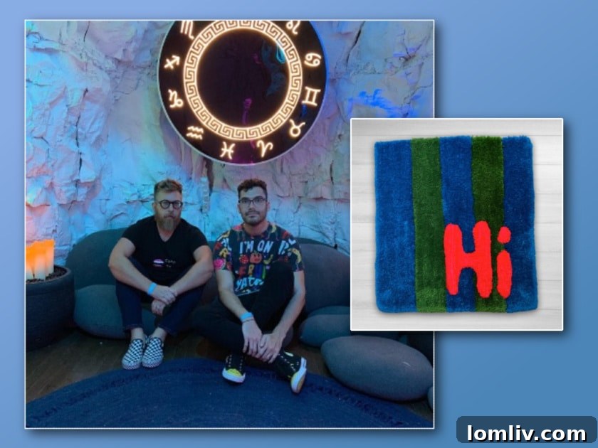 Andrew Bayer and Renato Bodeman, co-founders of Apothicc, smiling in their creative studio