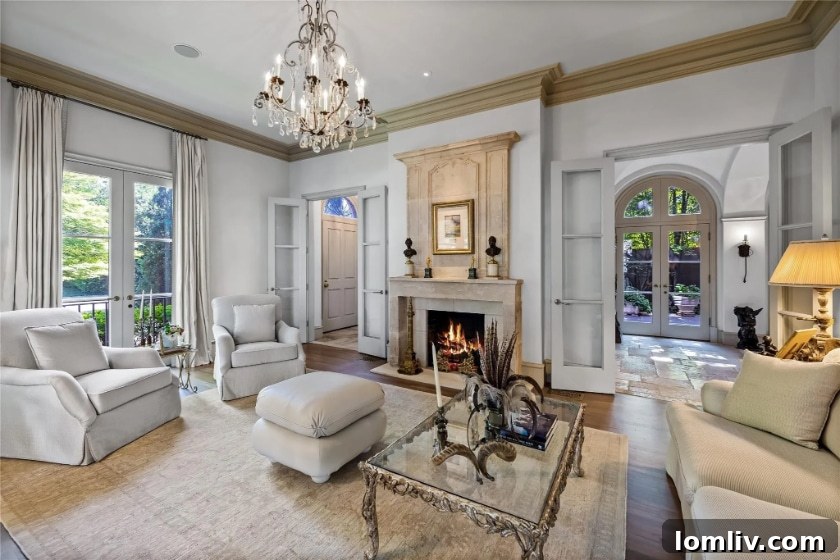 Highland Park Italianate Living Room