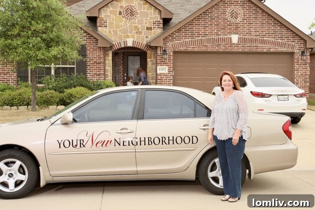 Wendy LeSage's welcoming gift bag for new homeowners