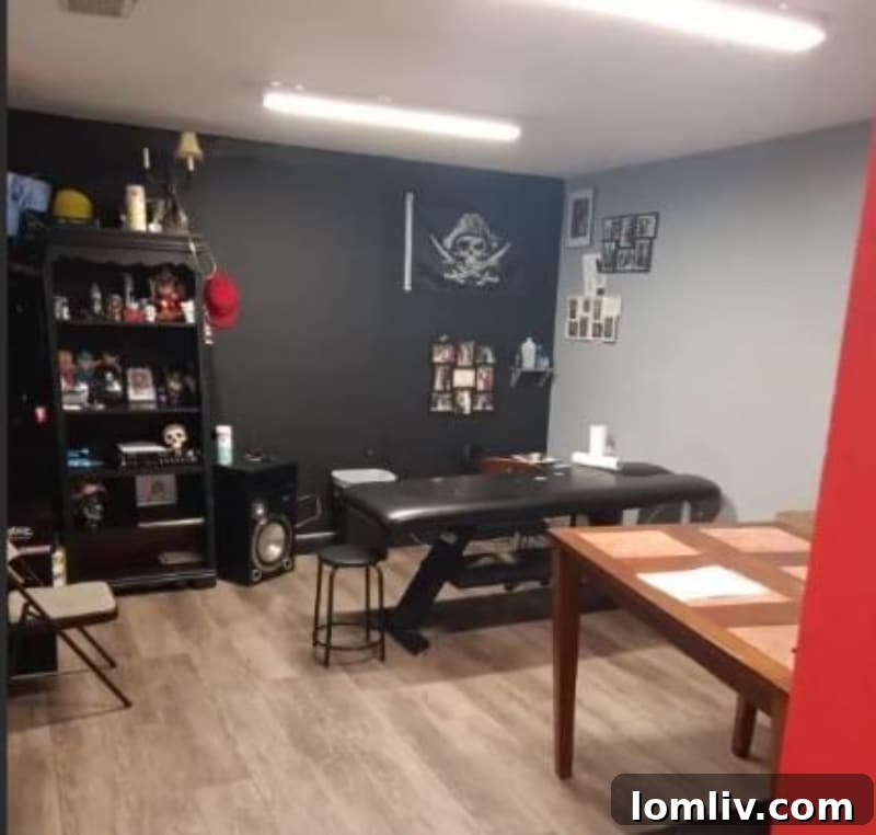 anarchy, Jacksonville, bikers, tattoo art decor, themed kitchen