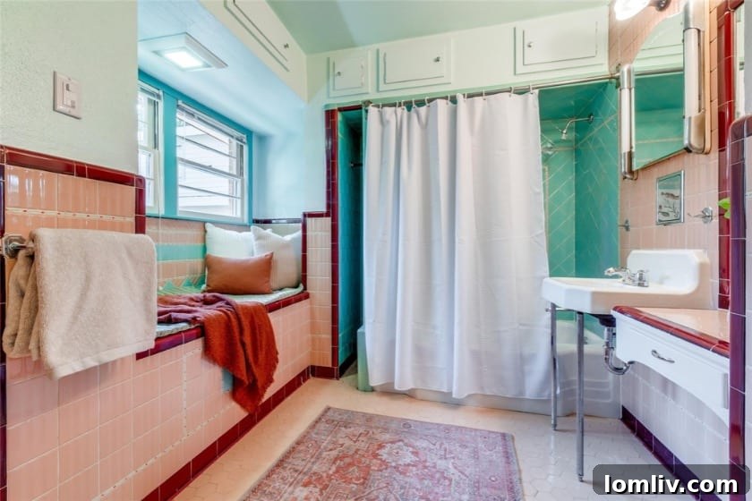 Interior view showcasing the unique features of 7138 Vivian Avenue Moderne