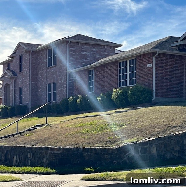 Residential street in The Hills at Tealwood