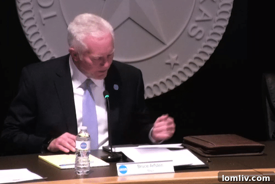 White Rock Chapel, Addison's Sole Black Church, Gains Special Use Permit Amid Opposition 3 Addison Mayor Bruce Arfsten addresses the City Council