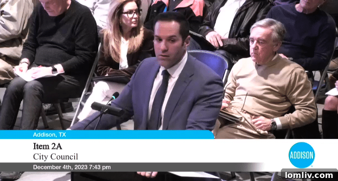 White Rock Chapel, Addison's Sole Black Church, Gains Special Use Permit Amid Opposition 6 Attorney James Grossman addressing the Addison City Council