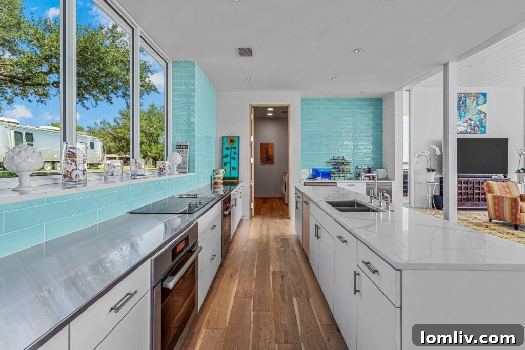 High-End Miele Kitchen Appliances Eagle Mountain Lake Home