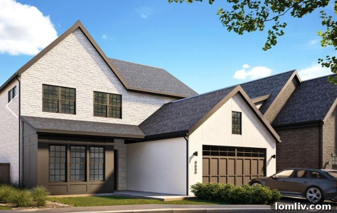 Conceptual rendering of a luxury home development in White Rock Valley, Lake Highlands