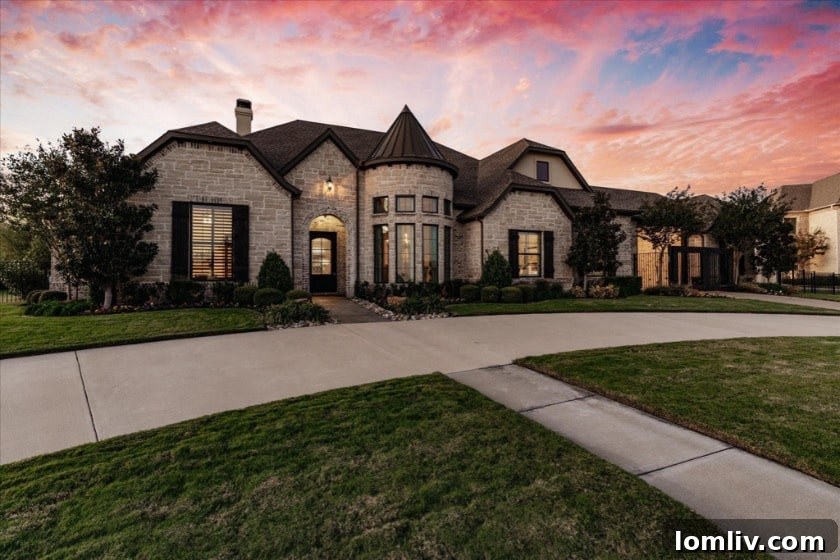 Black Hills Willow Springs Heath The City of Many Aliases 3 The grand entrance of the Heath luxury home, featuring elegant architecture and manicured landscaping, inviting residents into a world of comfort.