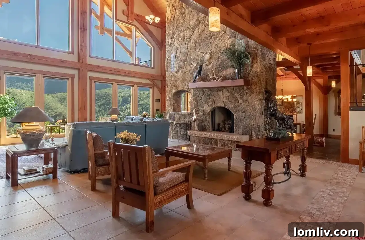 Private office space with ample natural light at Mountain Memories.