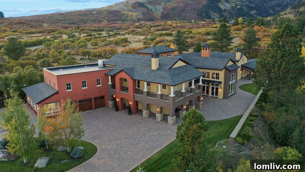 Stunning mountain views from Wildflower Ranch in Durango, Colorado.