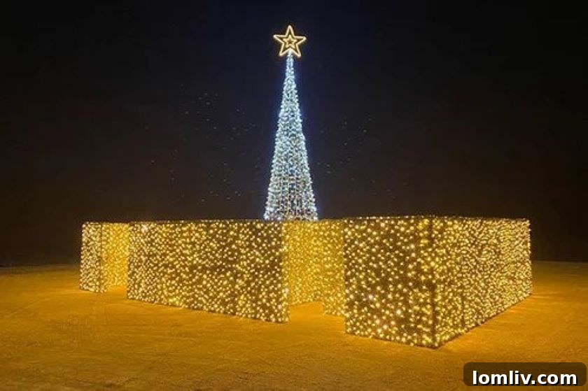 Daystar Christmas in Bedford, offering an interactive North Texas Christmas Light experience with millions of lights.