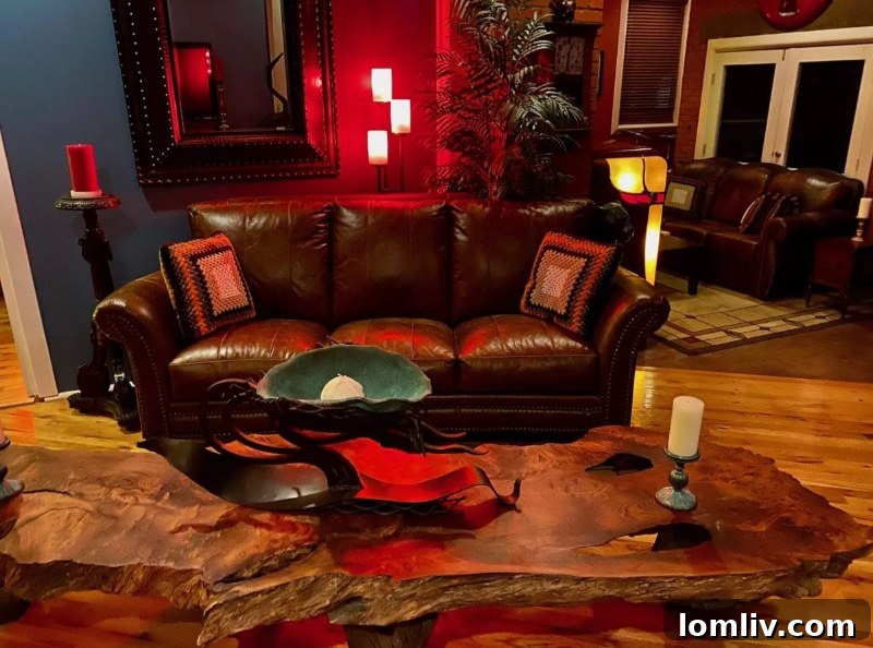 Vampire Den with Christmas Decorations in New Mexico