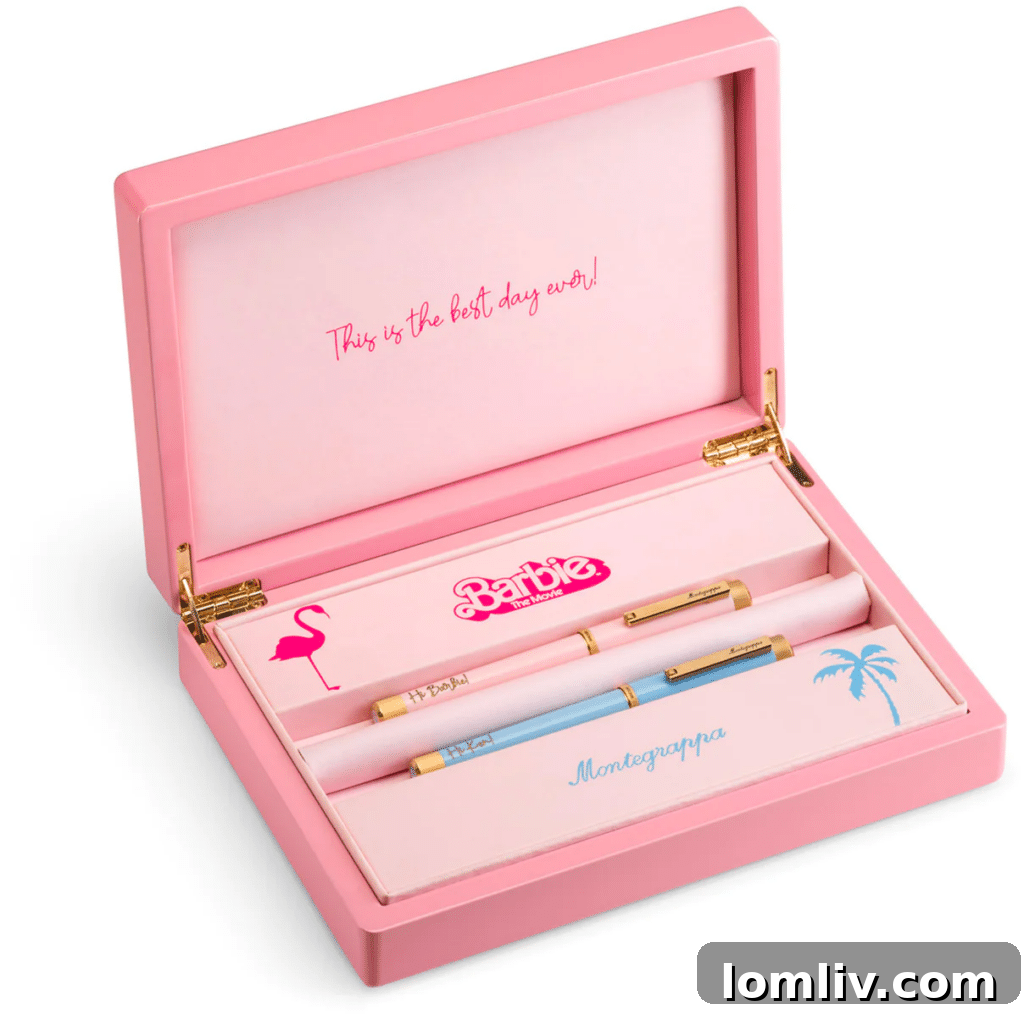 Still Time to Be a Holiday Hero Shop Local 12 Montegrappa Barbie Icon and Ken Icon fountain pens at Skibell Fine Jewelry