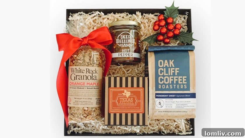 Still Time to Be a Holiday Hero Shop Local 6 Curated gift box from A Box of Dallas featuring local products
