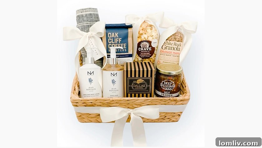 Still Time to Be a Holiday Hero Shop Local 7 Another A Box of Dallas gift set with assorted gourmet items