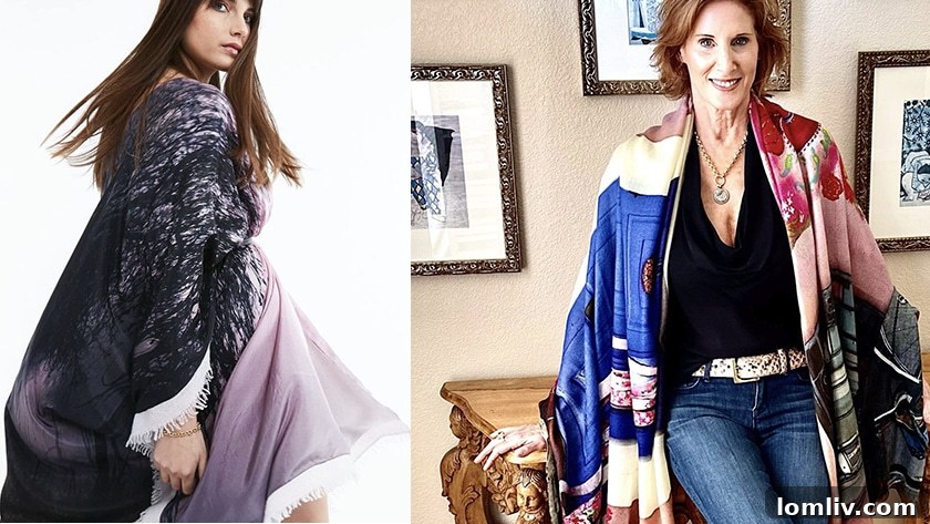 Still Time to Be a Holiday Hero Shop Local 9 Luxurious Maison Passage cashmere and silk scarves displayed