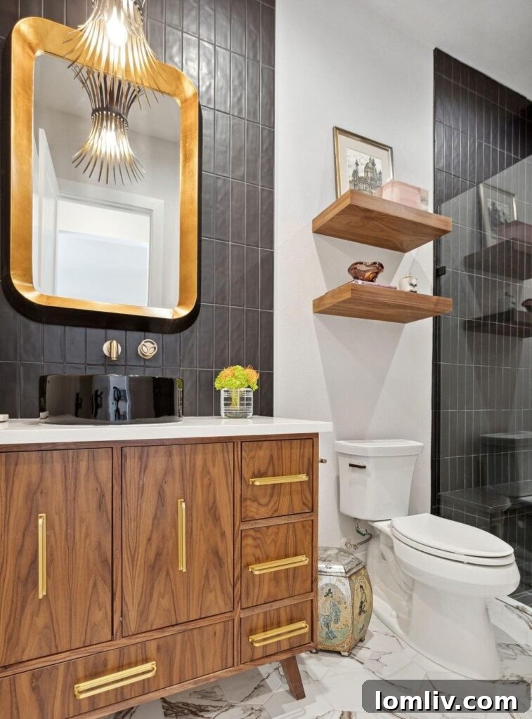 Interior view of a modern transitional living space by Chris Sandlin Homes