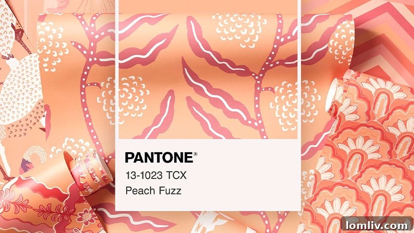 The 7 Hottest Designer Collabs: Pantone's Color of the Year and Beyond 2 Pantone's Color of the Year, Peach Fuzz, inspiring new home decor collaborations for 2024