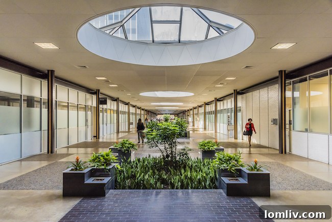 Exchange Park's unique architectural features