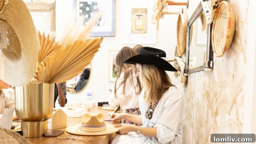 Brittany Cobb, founder of Flea Style, showcasing her signature cowgirl cool style.