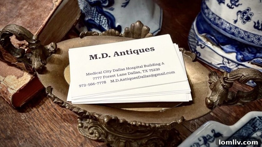 Dr. Joel Holiner, psychiatrist and owner of MD Antiques, standing proudly amidst his collection.