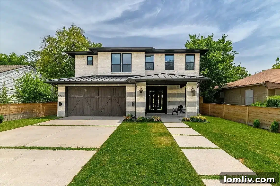 Spacious new construction home with five bedrooms and five bathrooms