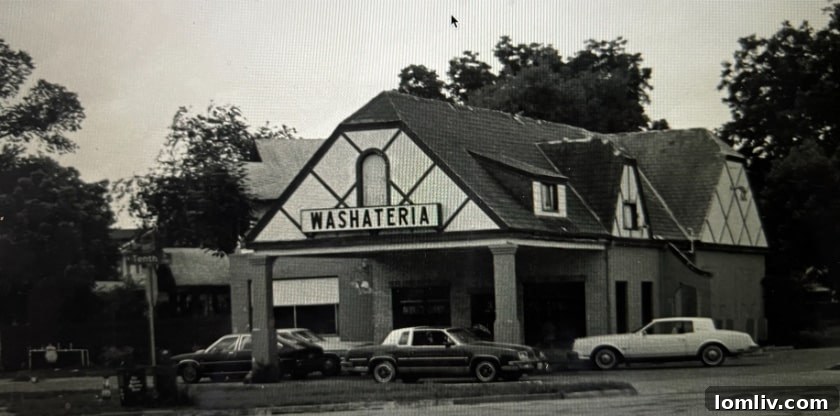 Present-day exterior of the renovated building, now a restaurant, showcasing its revitalized charm.