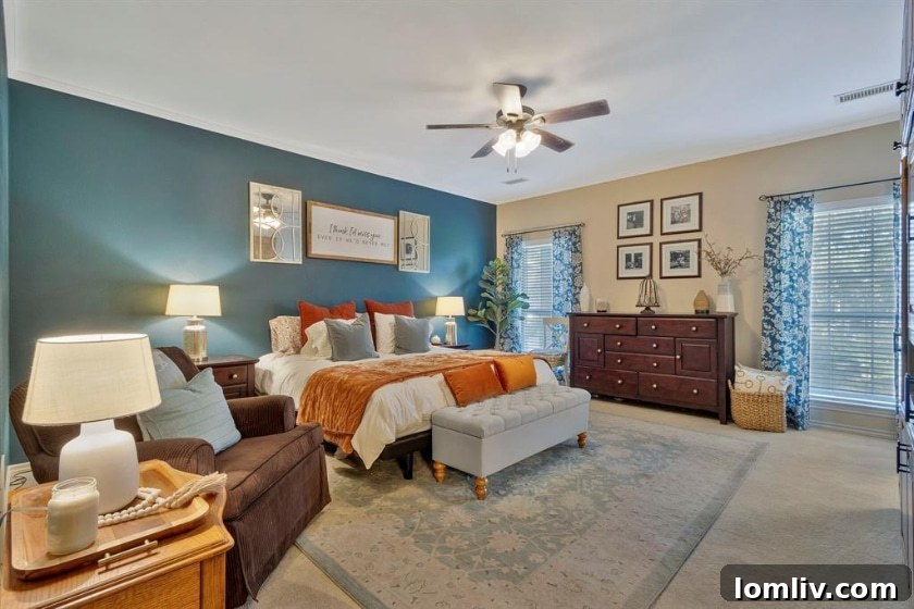 RE/MAX DFW Associates Liz Snowden Uncovers a Prime Flower Mound Property 10 Another view of a well-appointed bedroom in the Flower Mound residence