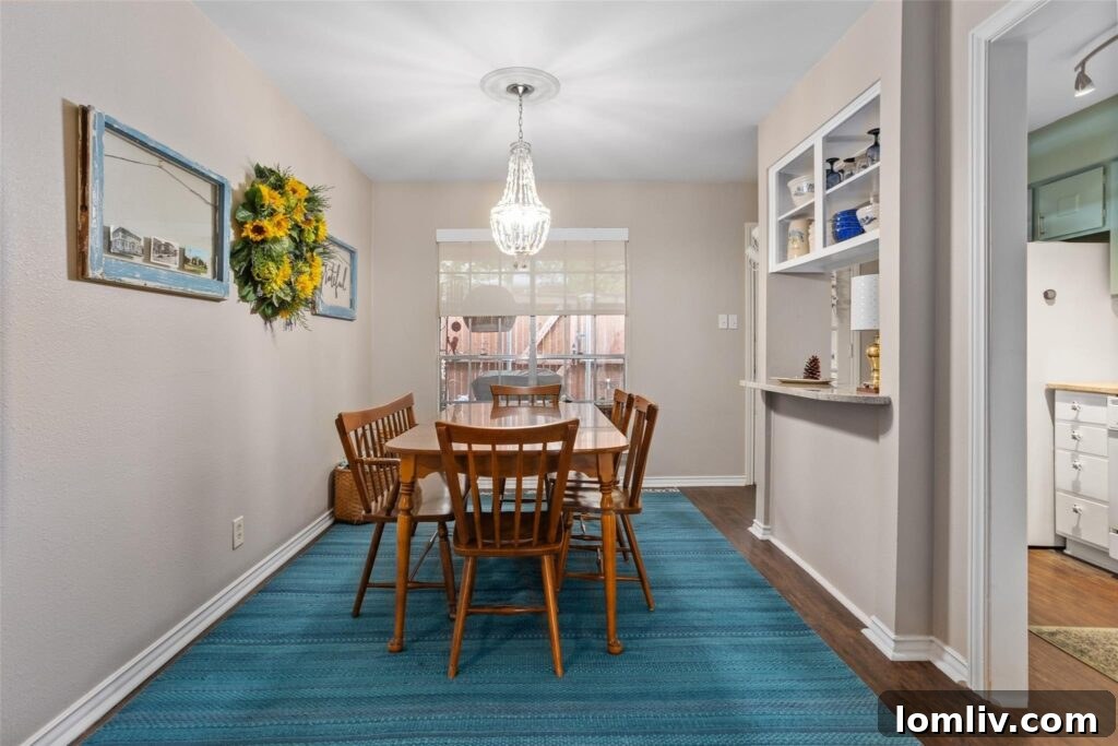 Bright and Inviting Living Room in a Fort Worth Condo
