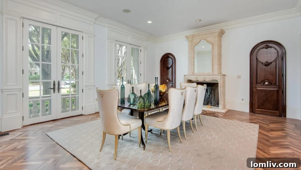Detailed Architectural Elements of a French Classic