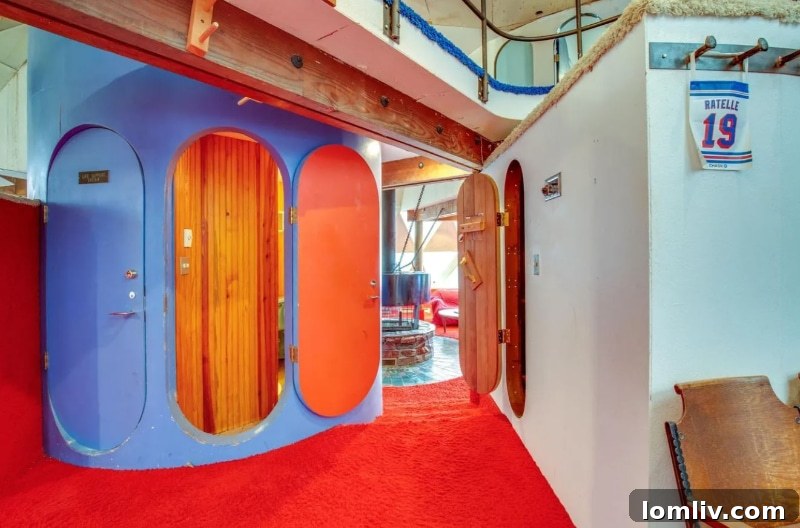 Unusually raised doorways in a DIY kit home, posing unique challenges