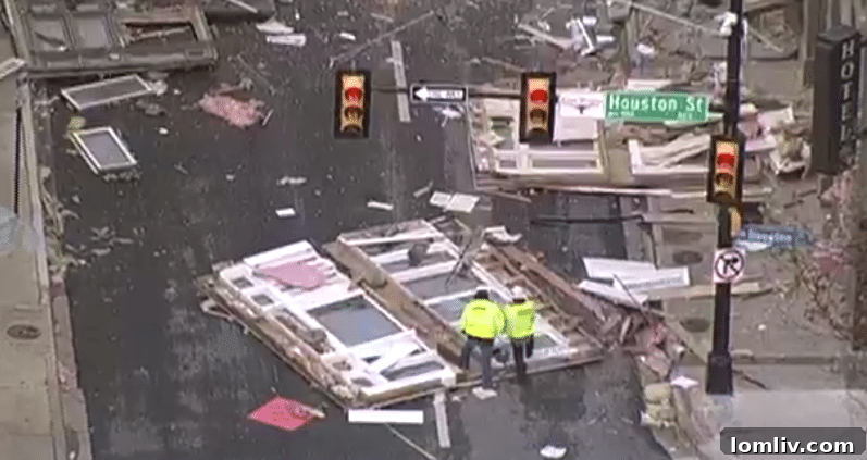 Sandman Signature Fort Worth Hotel explosion aftermath
