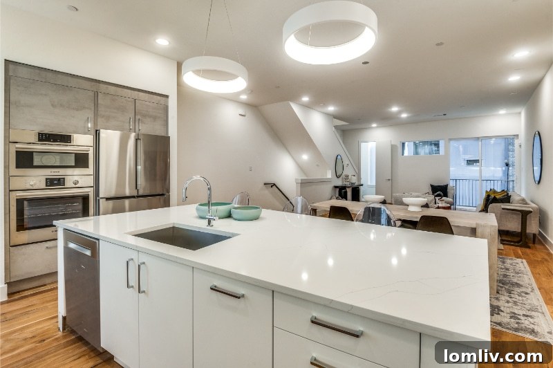 FAR DANG and Cobalt Homes Ignite Bishop Arts Design on W 9th Street 4 Stylish contemporary townhome architecture by FAR + DANG