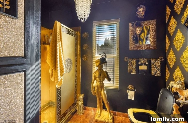 Eccentric Master Bath Decor - Las Vegas Home