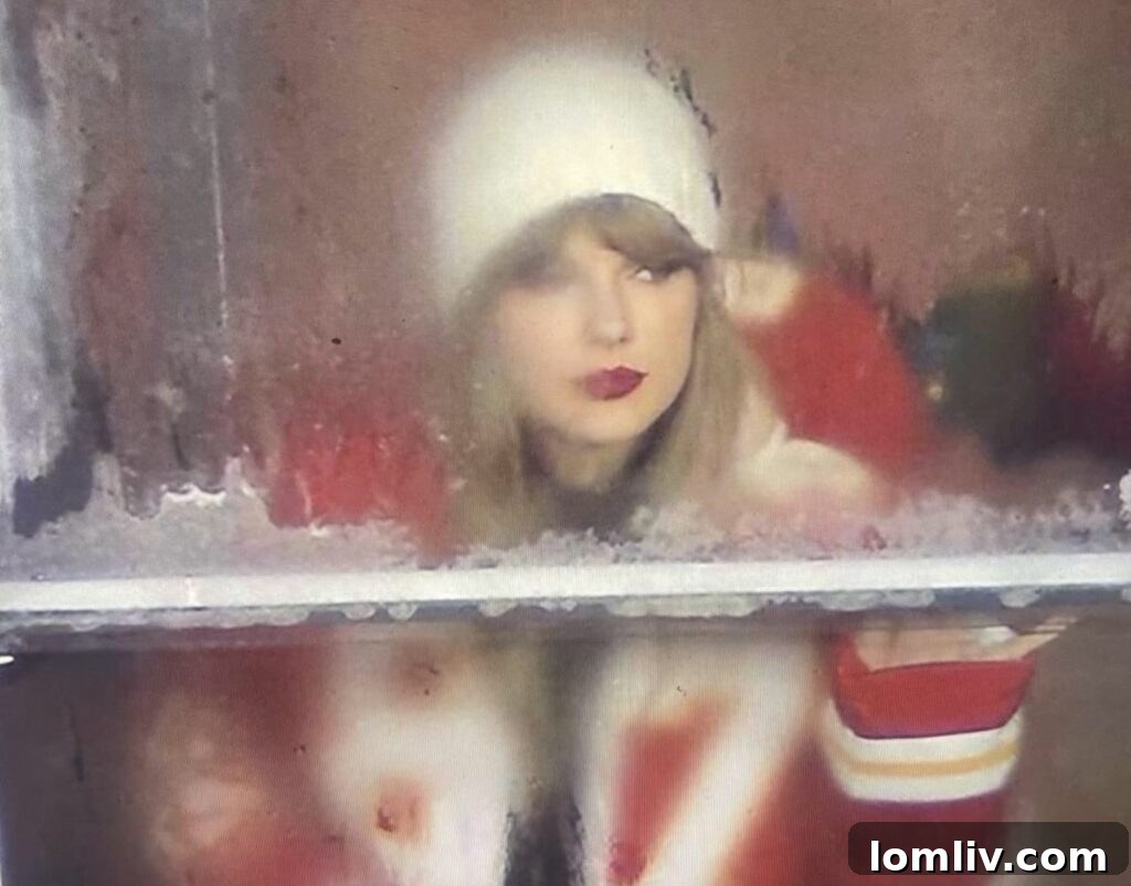 Double-pane windows on Kansas City Chiefs' box suites filled with ice from Winter Storm Gerri, obscuring view for fans like Taylor.