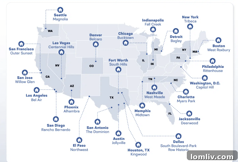 Friendliest Neighborhoods in the US, featuring Texas