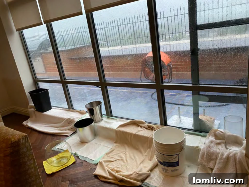 Allie Beth Allman's luxury unit in the Crestpark in Highland Park, Dallas, damaged by alleged negligence.