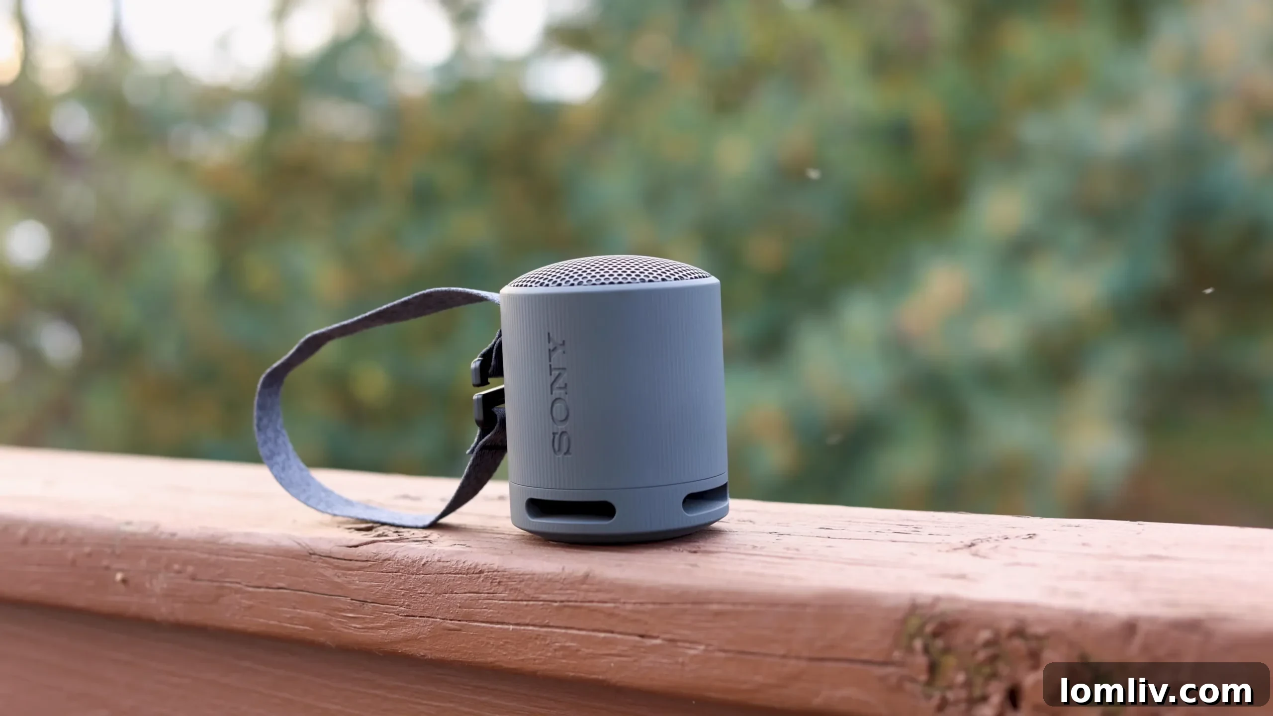 62 Lucrative Products Dominating 2024 Sales 26 A portable Bluetooth speaker playing music outdoors