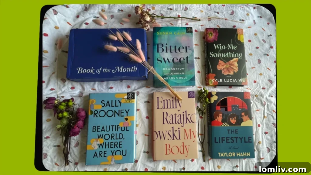 62 Lucrative Products Dominating 2024 Sales 48 A Book of the Month subscription box with a selection of new release books