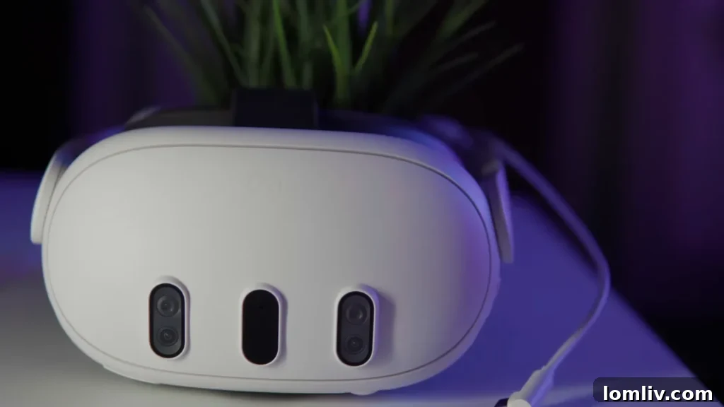 62 Lucrative Products Dominating 2024 Sales 51 Ergonomic VR controllers held against a blurred virtual background